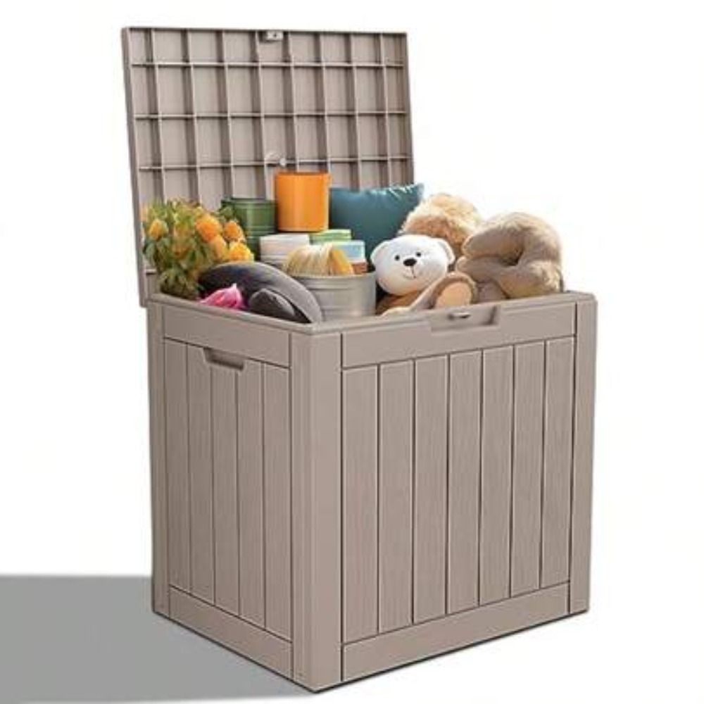 Outdoor Furniture Weatherproof - صندوق تخزين خارجي قابل للقفل مصنوع