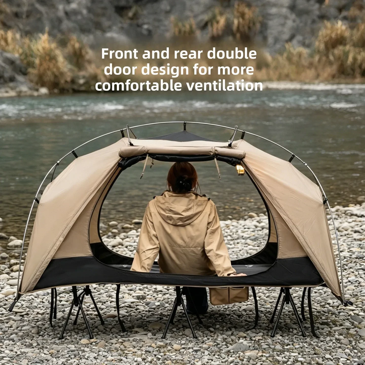 Outdoor Furniture Weatherproof - خيمة سرير للتخييم في الهواء الطلق