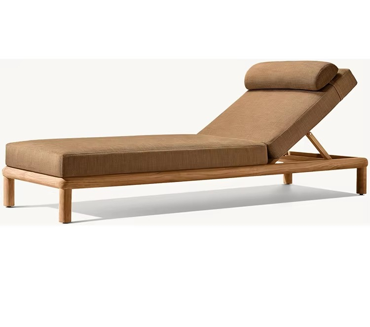 Outdoor Furniture Prices - أريكة استرخاء خشبية صلبة أنيقة للفناء
