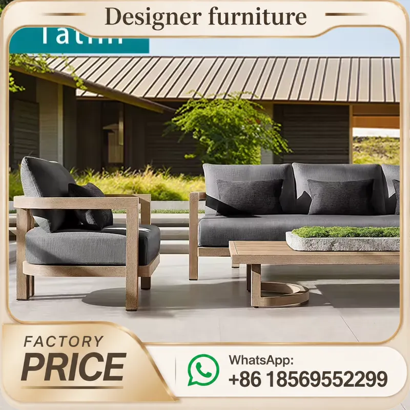 طقم أريكة من خشب الساج مقاوم ل - مراجعة Outdoor Furniture Teak وسعره