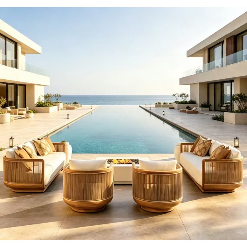 سرير استرخاء خارجي من خشب السا - مراجعة Outdoor Furniture Teak وسعره