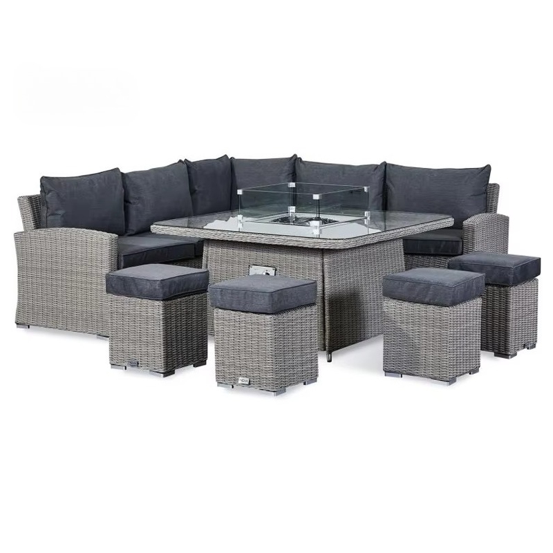 طقم أريكة للحدائق والشرفات مقا - مراجعة Outdoor Furniture And Fire Pit وسعره