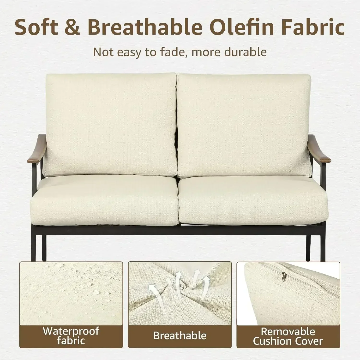 أريكة خارجية لشخصين، أثاث فناء - مراجعة Outdoor Furniture Loveseat وسعره