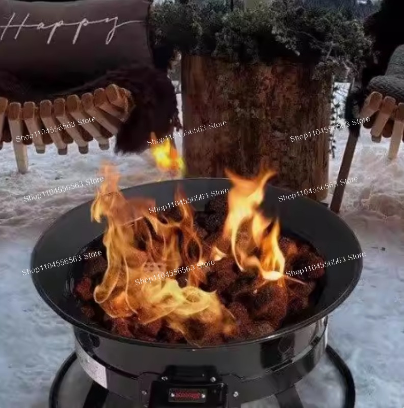 موقد غاز محمول يعمل بالبروبان  - مراجعة Outdoor Furniture And Fire Pit وسعره