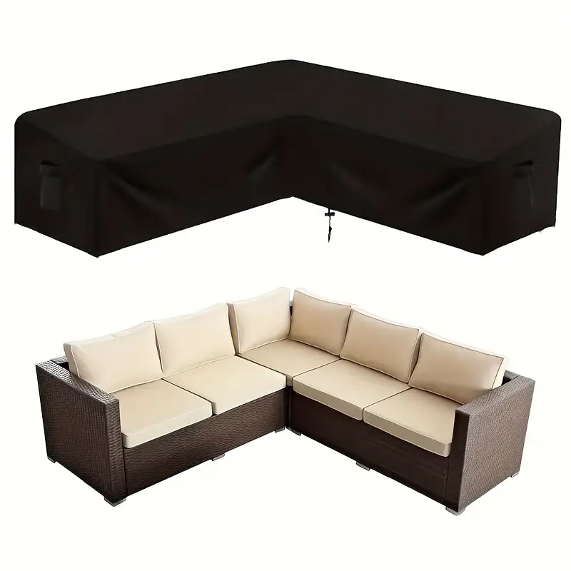 غطاء أثاث خارجي على شكل حرف L، - مراجعة Outdoor Furniture Sofa وسعره