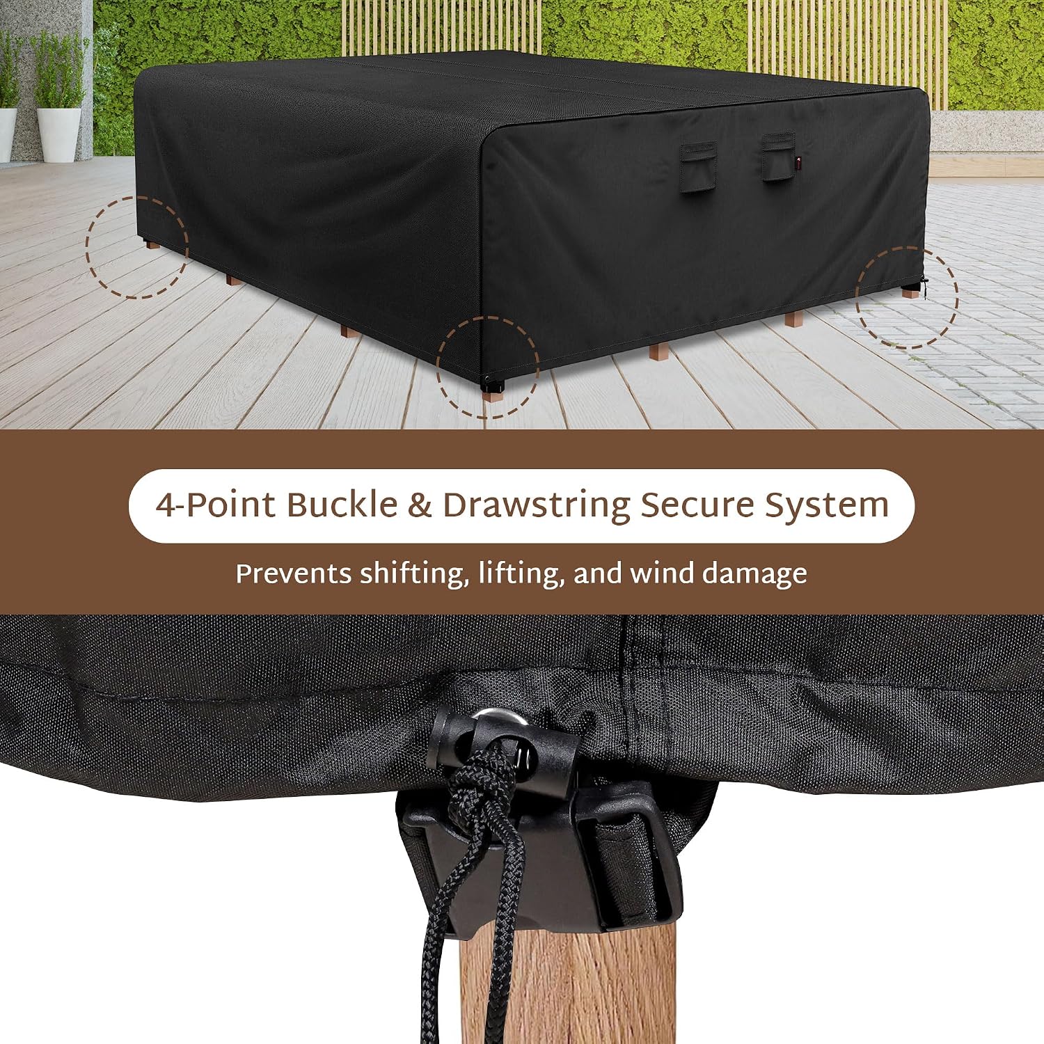 غطاء طاولة خارجي مستطيل الشكل  - مراجعة Outdoor Furniture Weatherproof وسعره