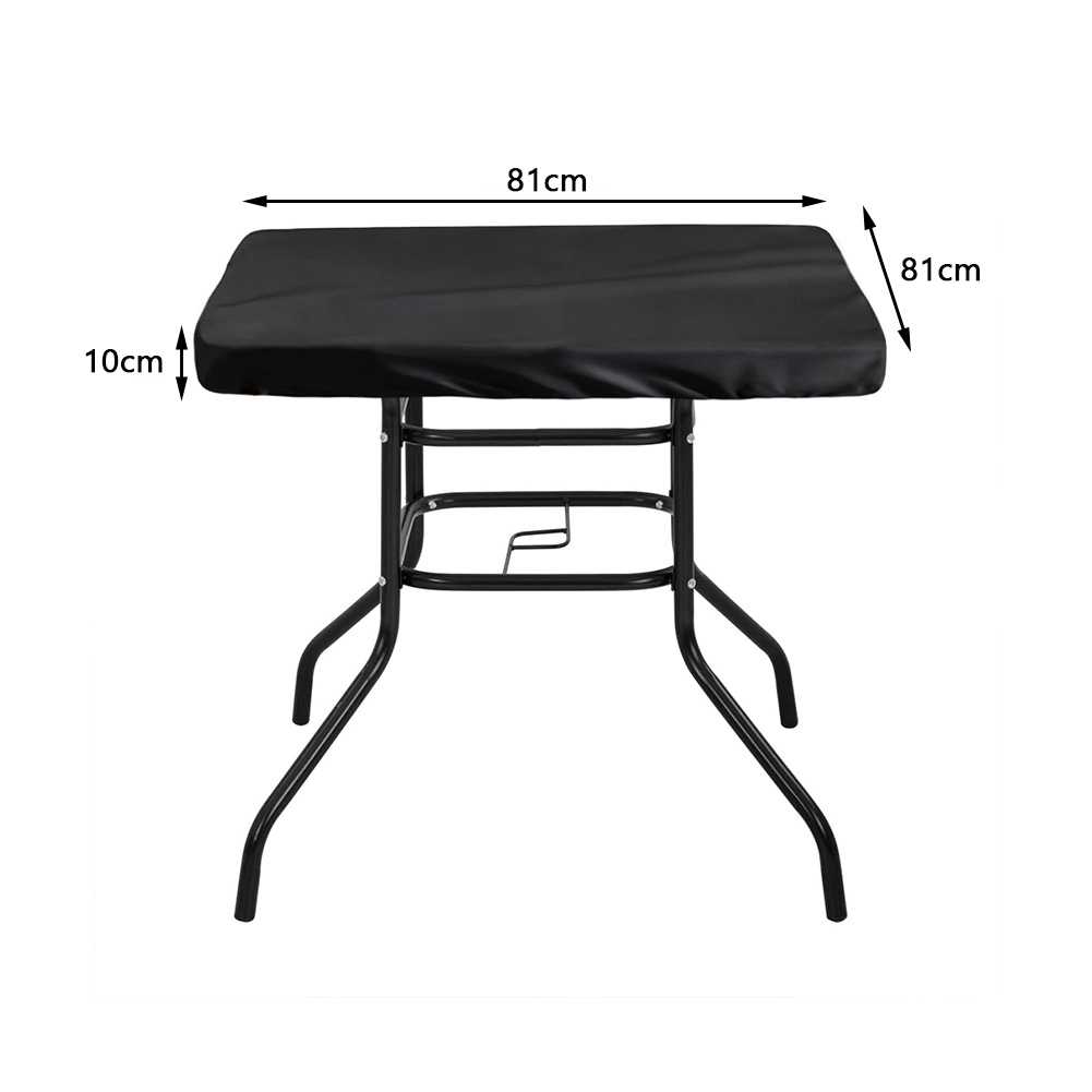 غطاء طاولة مربع أسود مقاوم للم - مراجعة Outdoor Furniture Teak وسعره