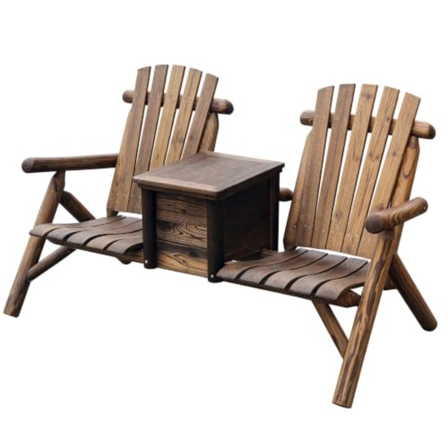 كرسي أديرونداك خشبي مزدوج للجل - مراجعة Adirondack Chair Wood وسعره