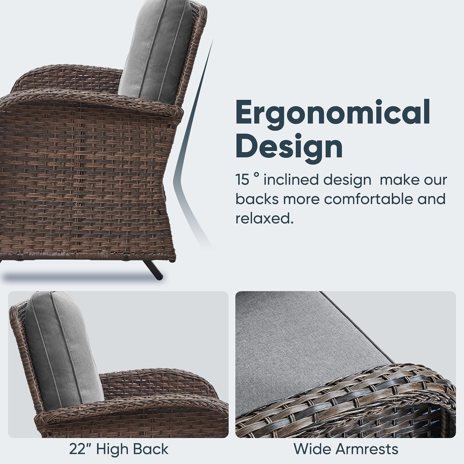 كرسي أريكة خارجي مزدوج المقعد  - مراجعة Outdoor Furniture Loveseat وسعره
