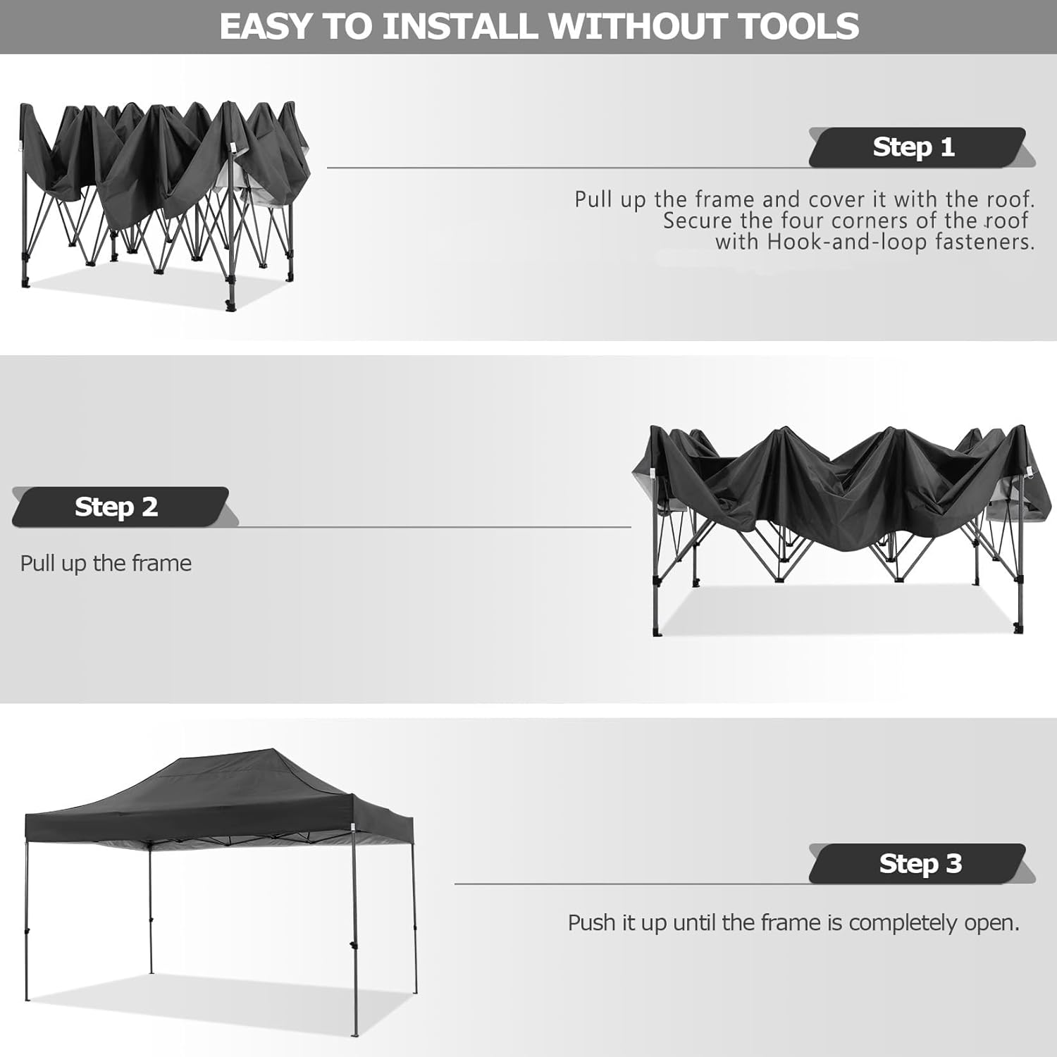 خيمة قابلة للطي 10×15 قدم مع 4 - مراجعة Gazebo Pop Up وسعره