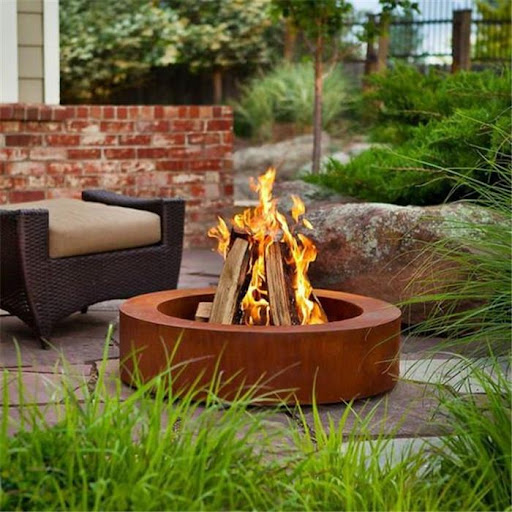 طقم أريكة خارجية مع طاولة موقد - مراجعة Outdoor Furniture And Fire Pit وسعره