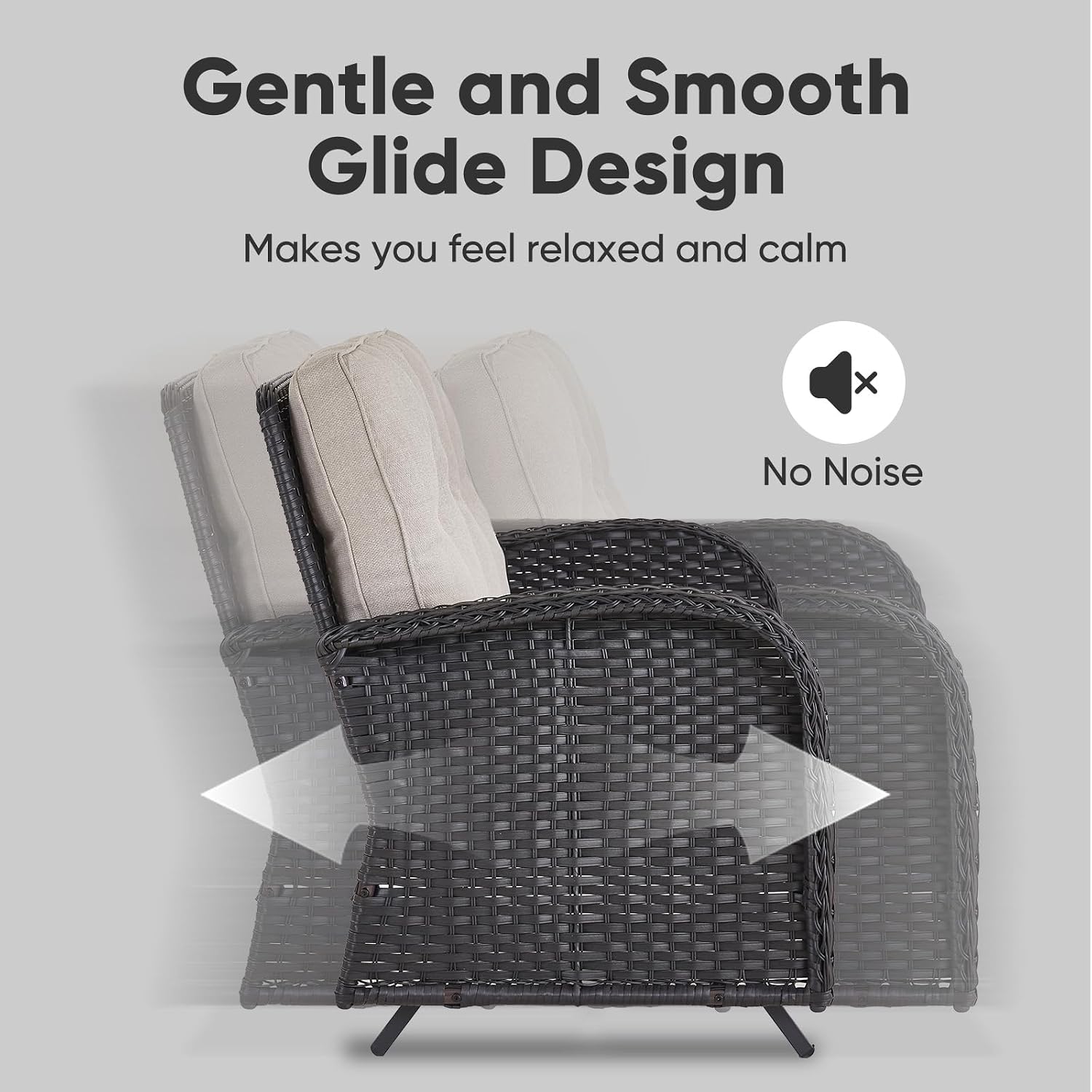 مقعد أرجوحة خارجي للفناء - أري - مراجعة Outdoor Furniture Loveseat وسعره