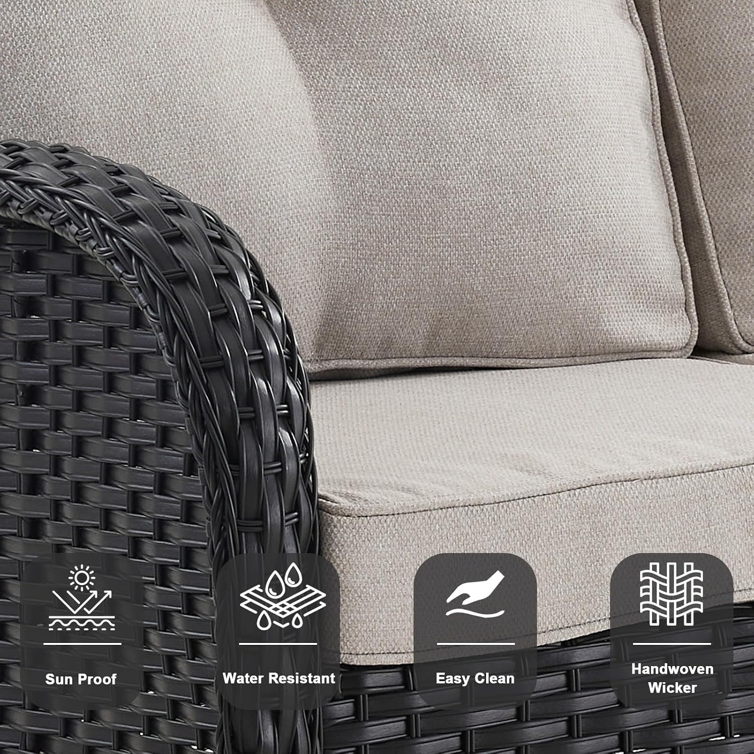 مقعد أرجوحة خارجي للفناء - أري - مراجعة Outdoor Furniture Loveseat وسعره