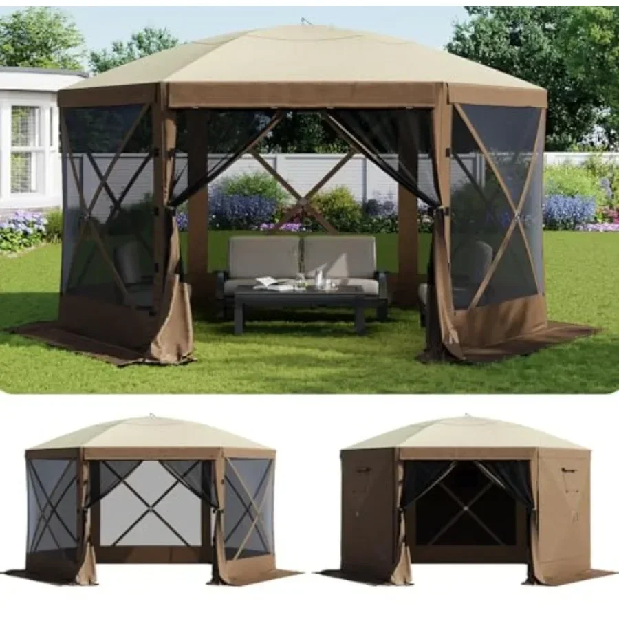 خيمة قابلة للطي بستة جوانب مع  - مراجعة Gazebo Pop Up وسعره