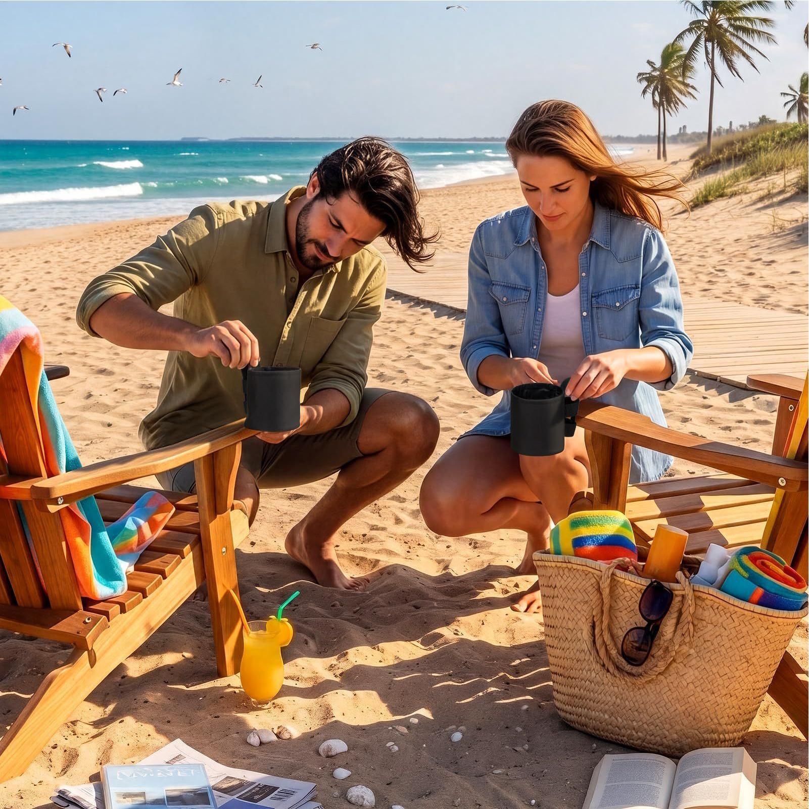 حامل أكواب لكرسي الشاطئ مصنوع  - مراجعة Outdoor Furniture Philippines وسعره