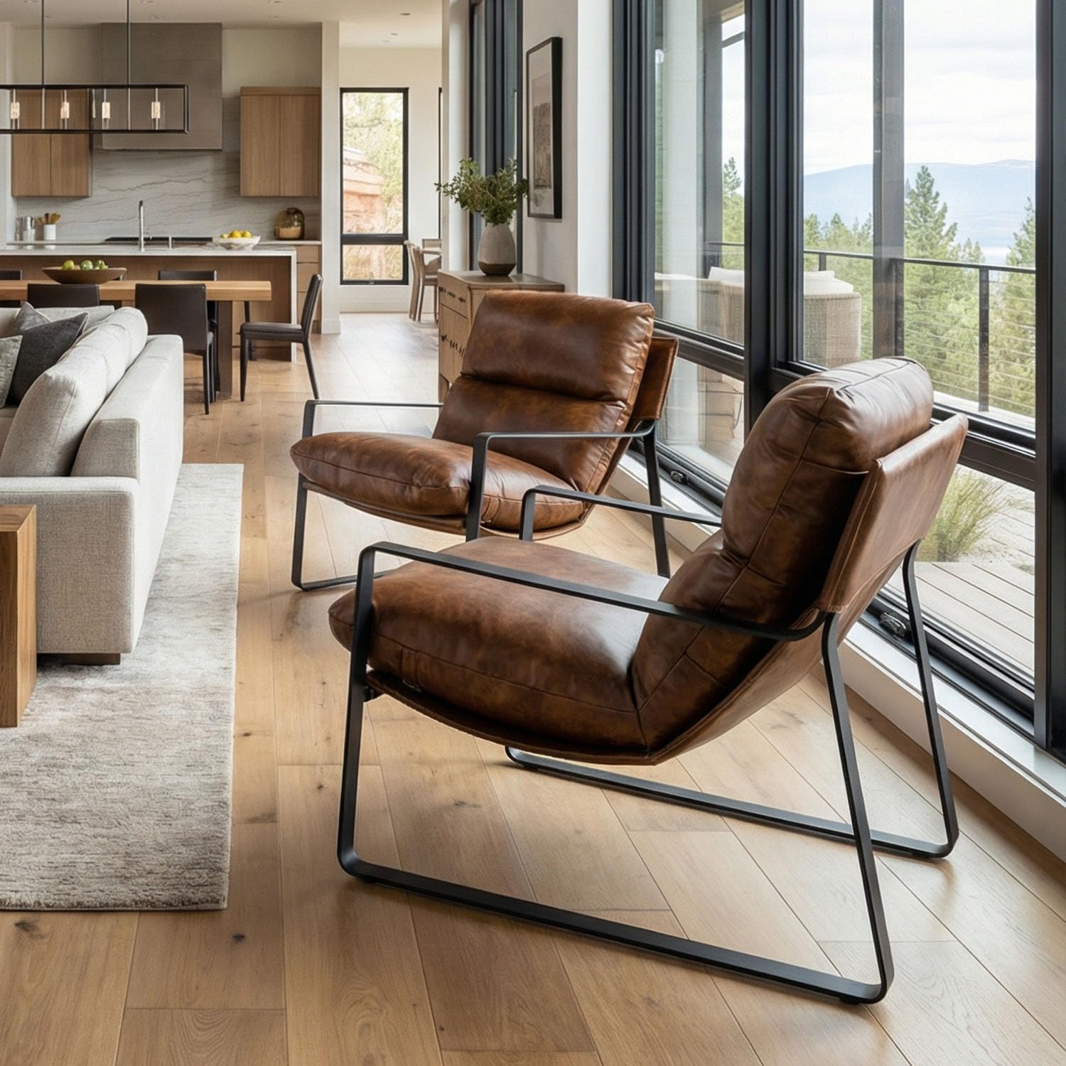 طقم كرسي استرخاء من الجلد الصن - مراجعة Adirondack Chair Wood وسعره
