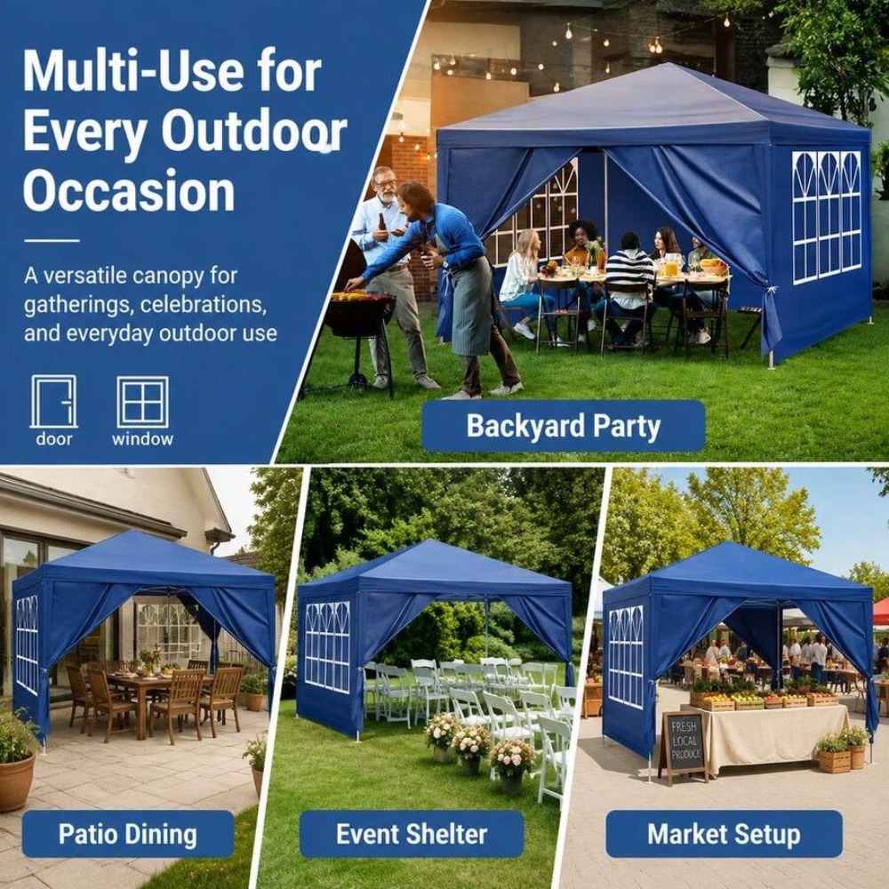 خيمة جازيبو خارجية قابلة للطي  - مراجعة Gazebo Pop Up وسعره