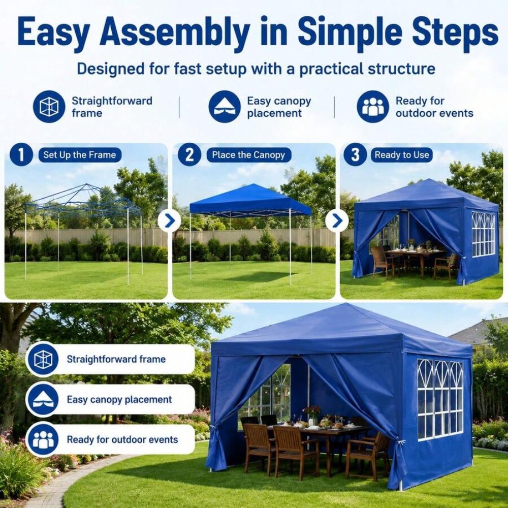 خيمة جازيبو خارجية قابلة للطي  - مراجعة Gazebo Pop Up وسعره